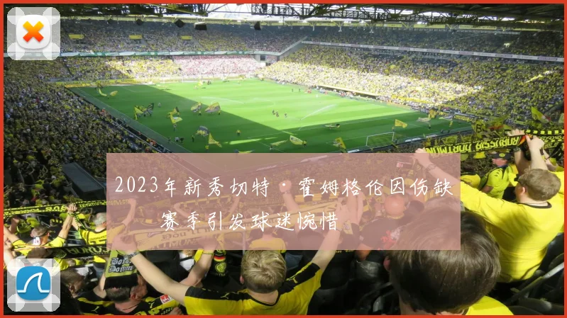 2023年新秀切特·霍姆格伦因伤缺席赛季引发球迷惋惜